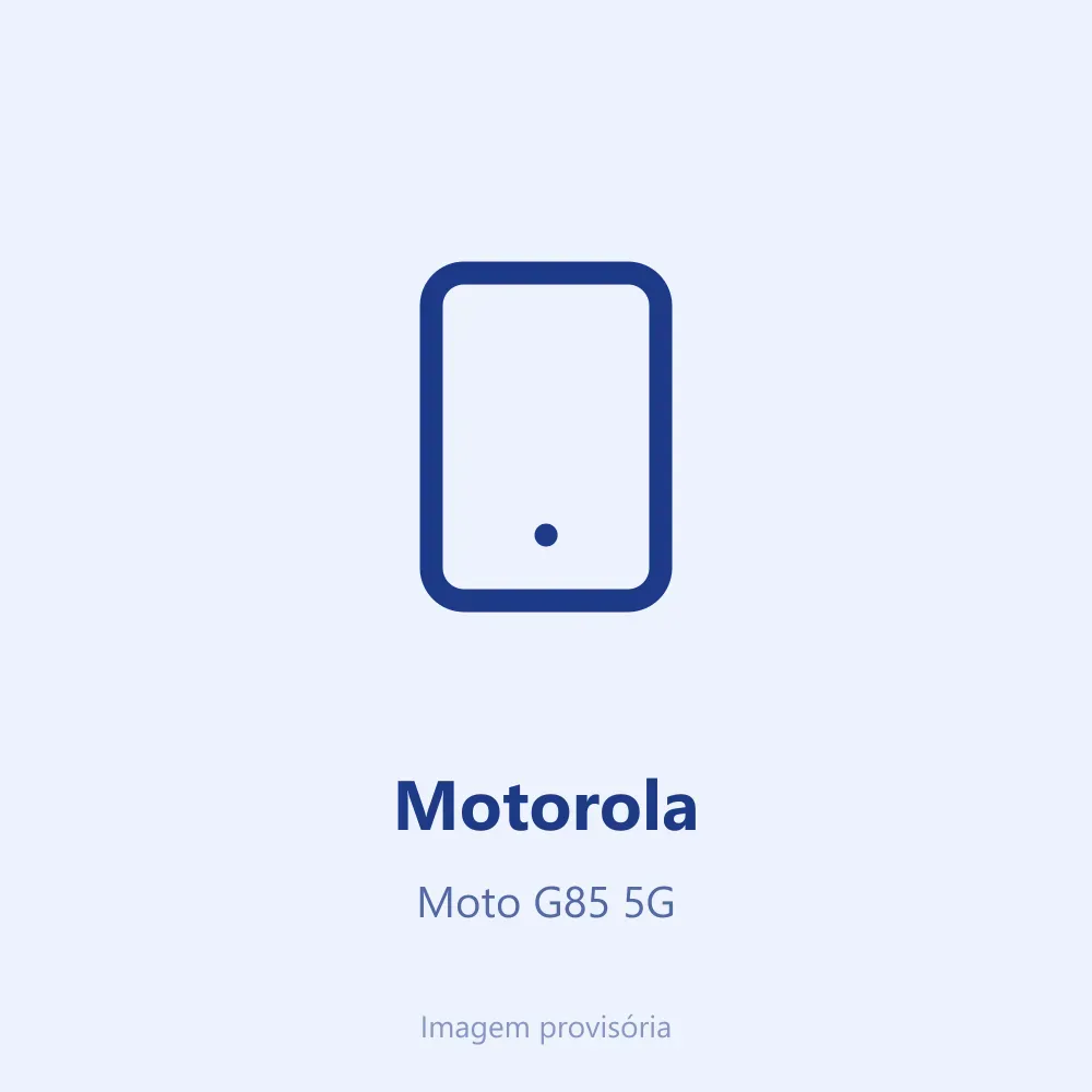 Moto G85 5G na cor verde visto de frente