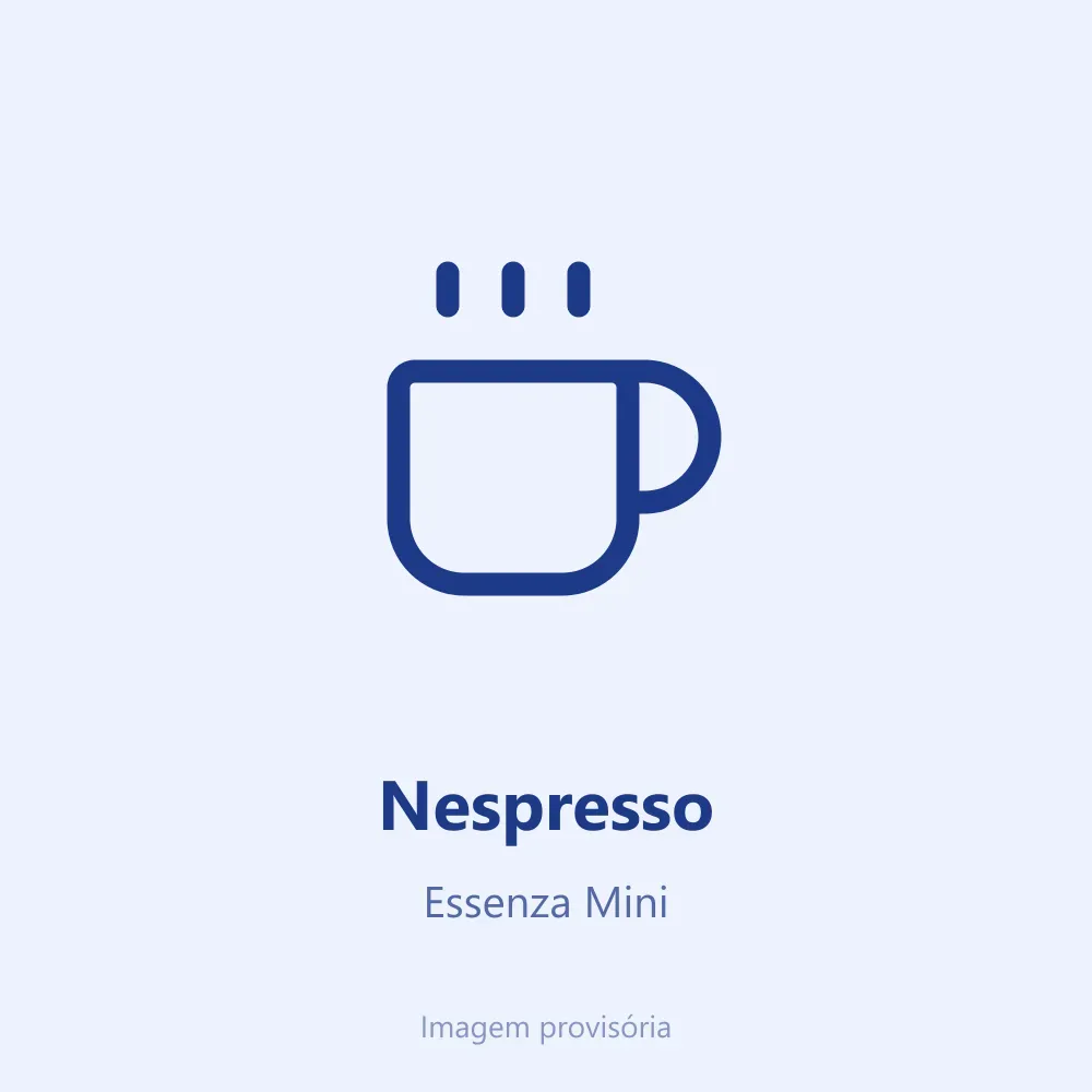 Essenza Mini preparando um café expresso